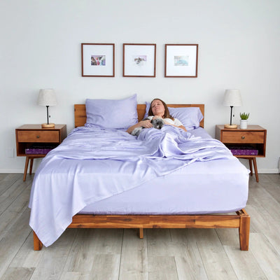 Eucalyptus Sheets - Sheets & Giggles #color_lavender