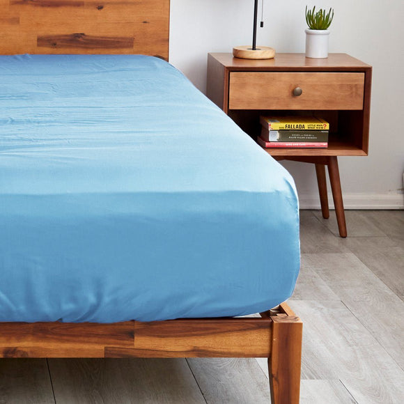 Eucalyptus Fitted Sheet Extra Deep Pockets & 360 Elastic Sheets