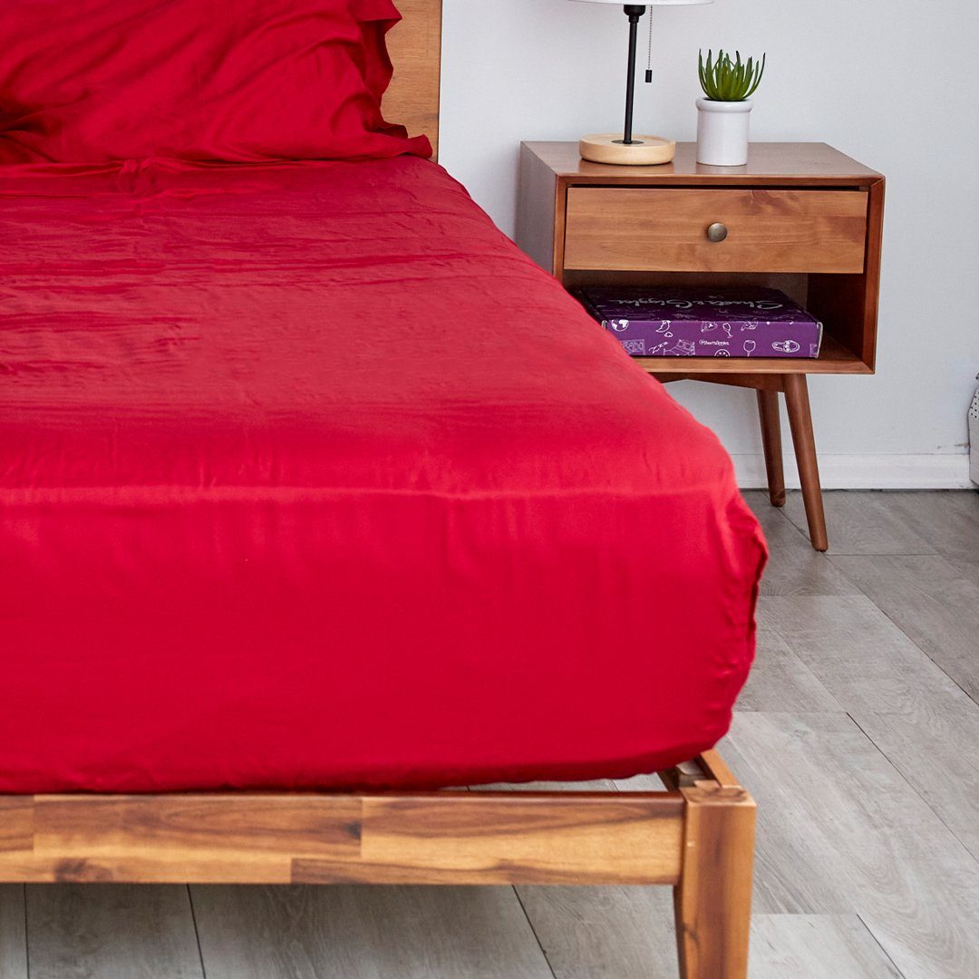 Eucalyptus Fitted Sheet Extra Deep Pockets & 360 Elastic Sheets