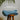heavy throw in bluebonnet color on stool - 100% eucalyptus lyocell blanket